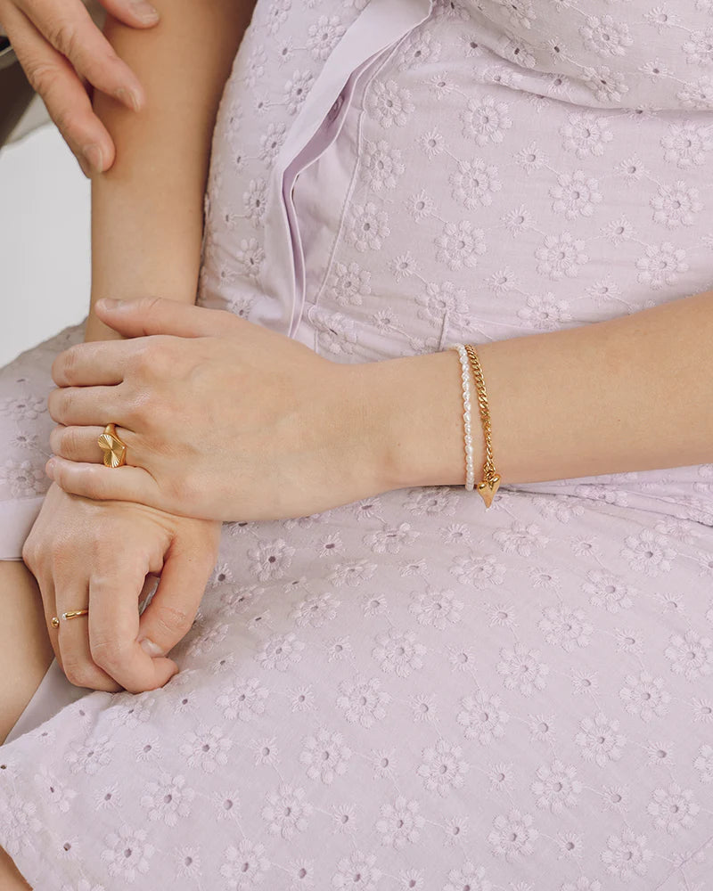 MANO PLUS GUNG JEWELLERY Bracelet Facata Baroque Fresh Water Pearl