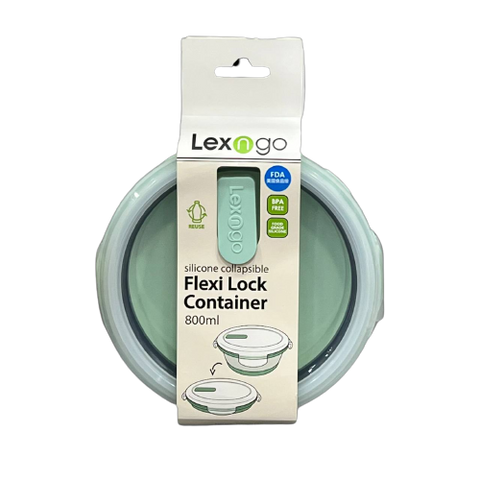 LEXNGO: Flexi Lock Container - (Round 800ml)