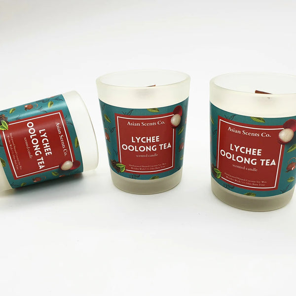 Asian Scents Co. Candle: Lychee Oolong Tea