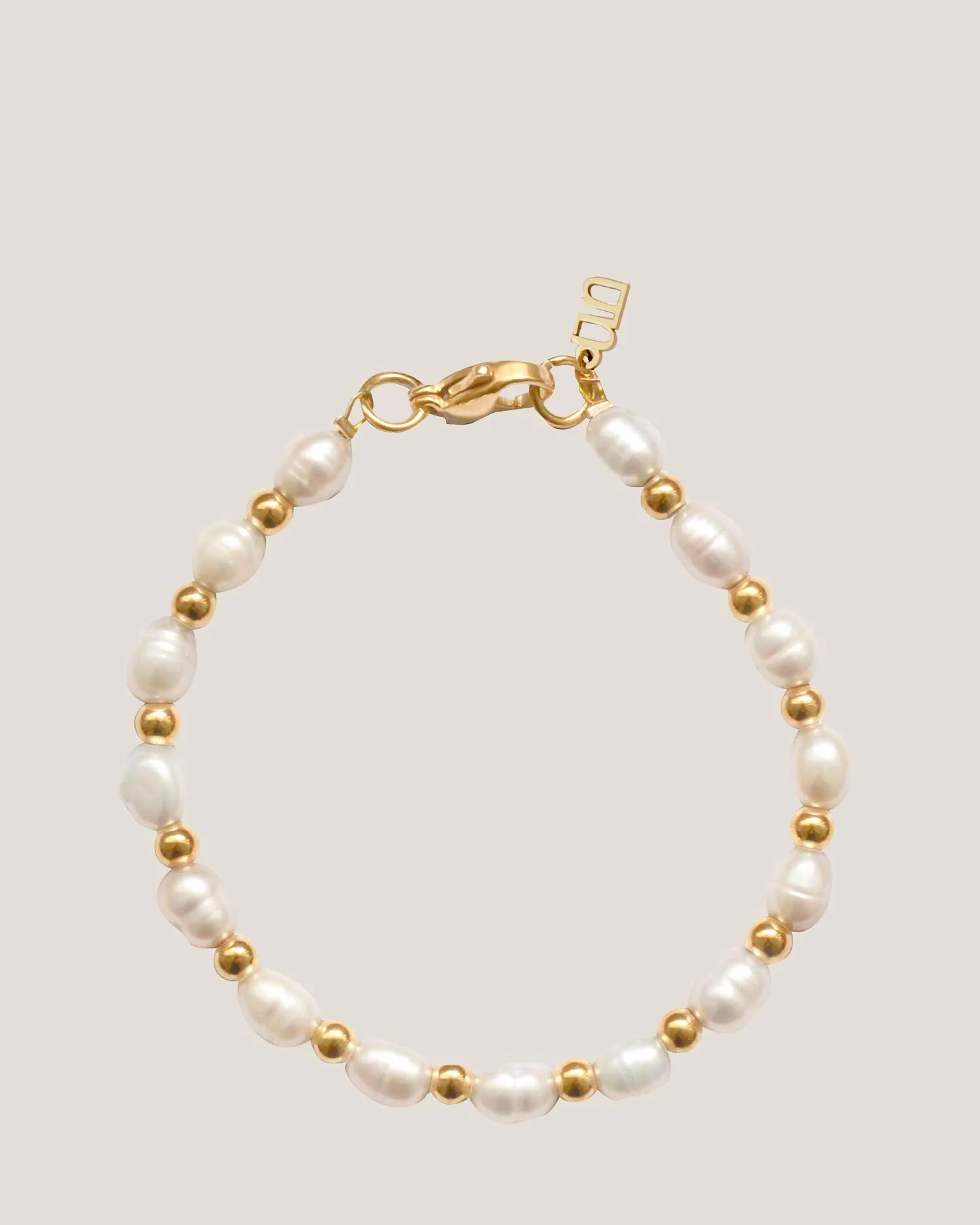 GUNG JEWELLERY Bracelet : Dew Pearl Gold