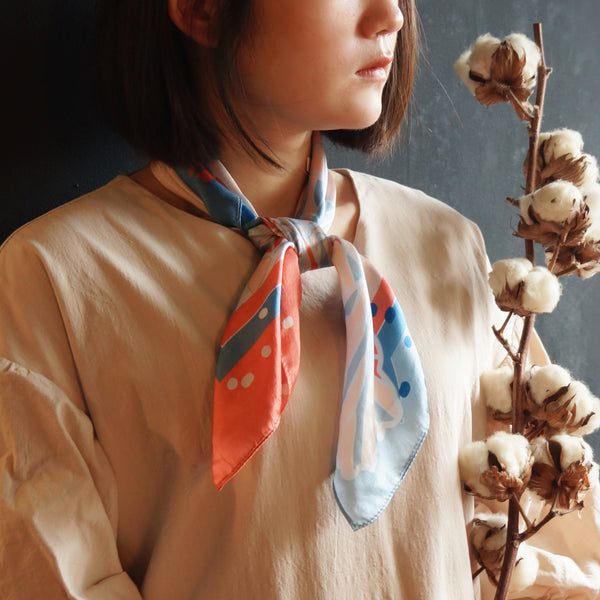 PAKU SAHAJA: Siri Tudung Sutera Corak Pakis 100%.