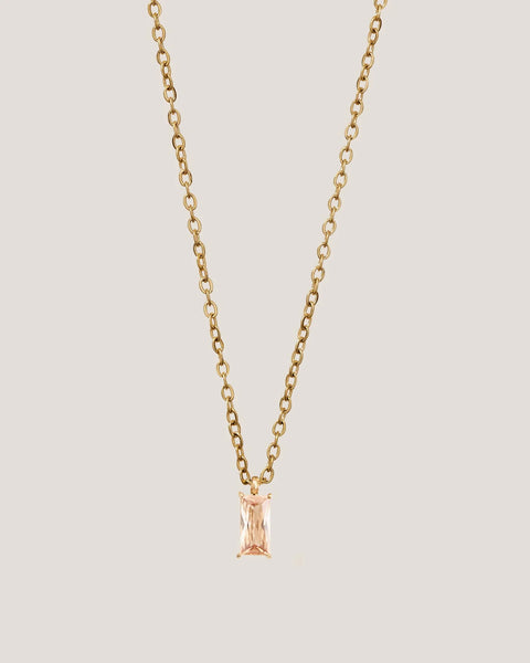 GUNG JEWELLERY Necklace : Verity Champagne Pendant