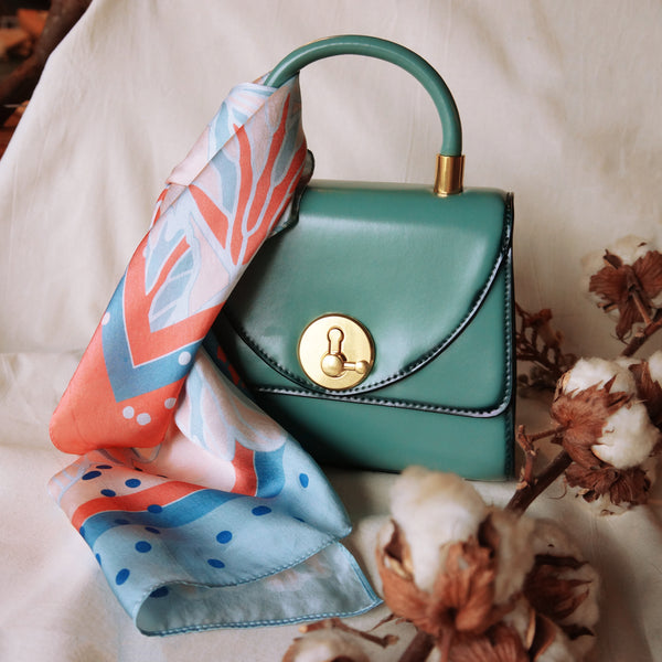 PAKU SAHAJA: Siri Tudung Sutera Corak Pakis 100%.