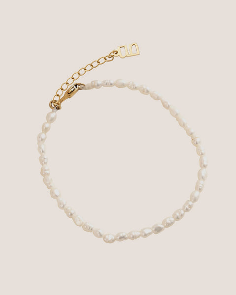 GUNG JEWELLERY Bracelet : Facata Baroque Fresh Water Pearl Gold