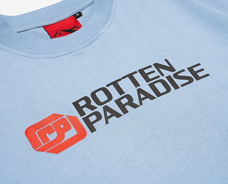Rotten Paradise Shirt: Fuji Tee Blue