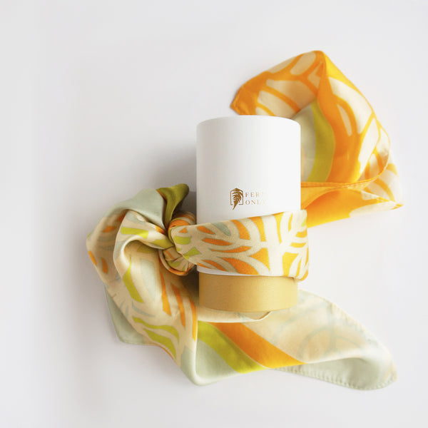 PAKU SAHAJA: Siri Tudung Sutera Corak Pakis 100%.