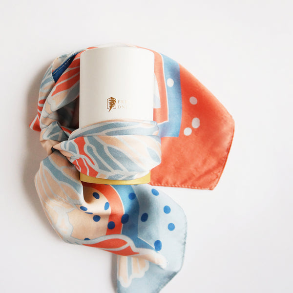 PAKU SAHAJA: Siri Tudung Sutera Corak Pakis 100%.