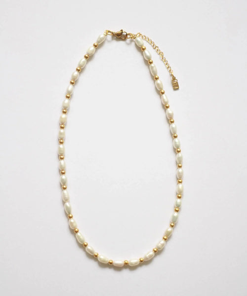GUNG JEWELLERY Necklace : Dew Pearl Gold
