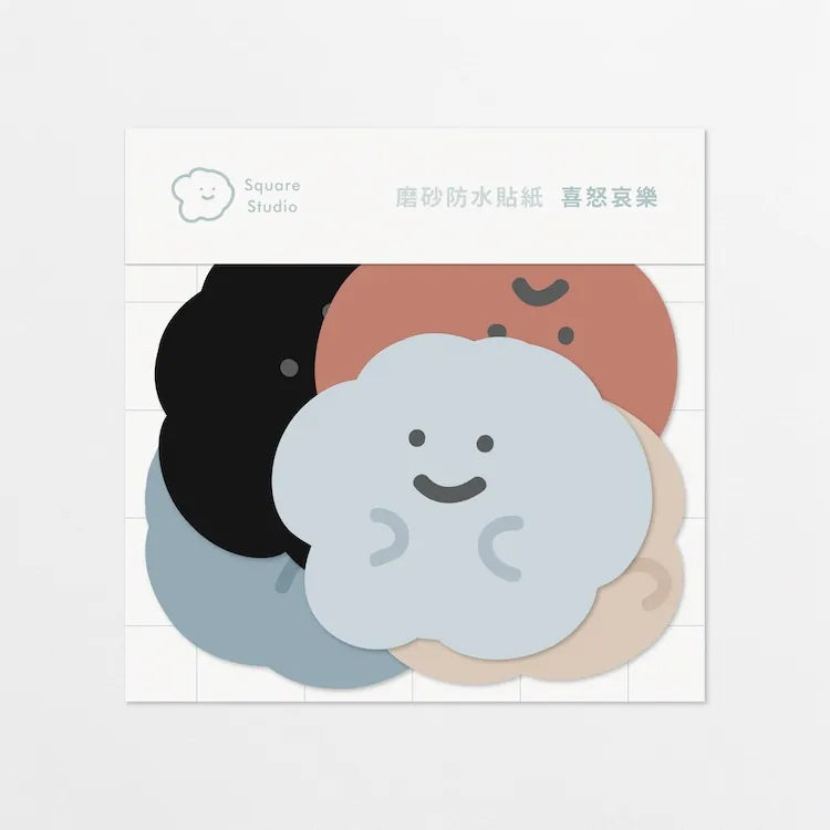 Square Studio: Mood Cloud Waterproof Sticker Pack