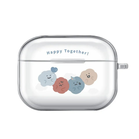 Square Studio: Air Pods Case - Happy Together