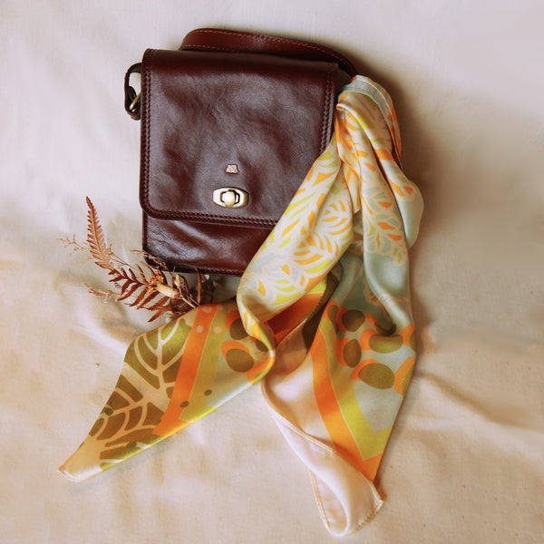 PAKU SAHAJA: Siri Tudung Sutera Corak Pakis 100%.