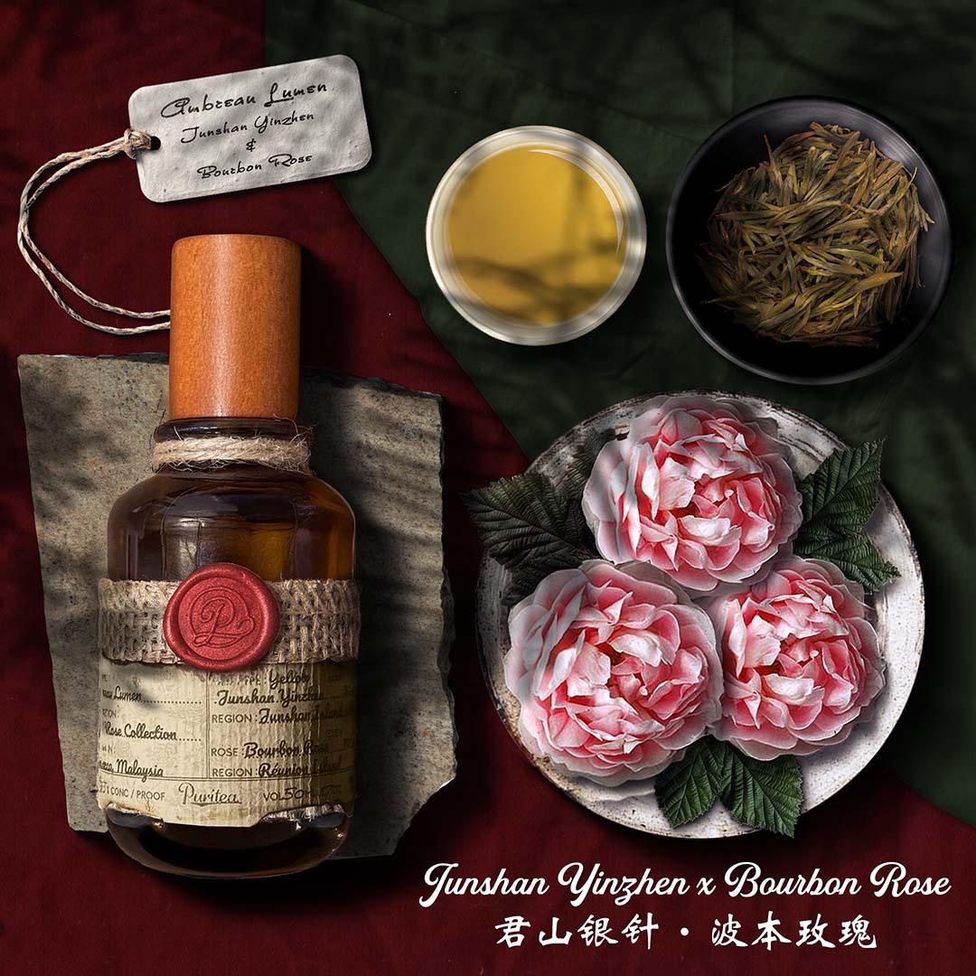 Senteur Lab Tea x Rose Perfume: No. 9 Ambreau Lumen (Yellow Tea & Bourbon Rose) 50 ml