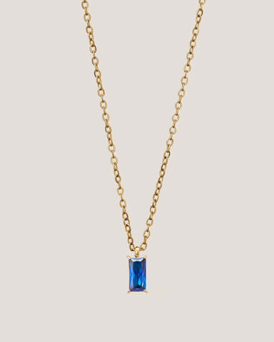 GUNG JEWELLERY Necklace : Blue Sapphire Pendant
