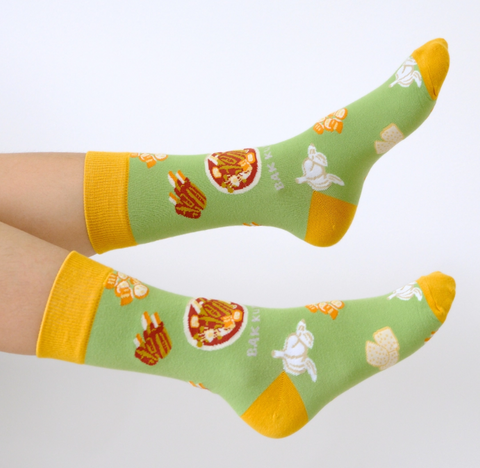 Typical Us Sock:  MALAYSIAN FOOD SOCKS 04