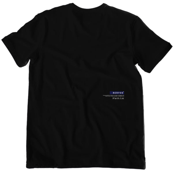 BERFOE T-Shirt: MEDITATE TEE (BLACK)