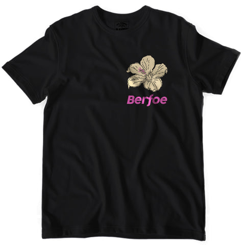 BERFOE T-Shirt : Hibiscus (BLACK)