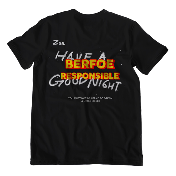 BERFOE T-Shirt: GOOD NIGHT (Black)