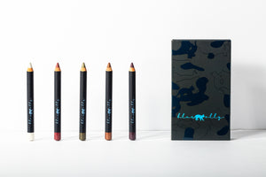 BLUEMOLLY Eye Crayon: Slide Box of 5 Eye Crayon Set
