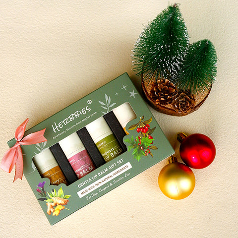 Herbbies Gentle Lip Balm Christmas Gift Set