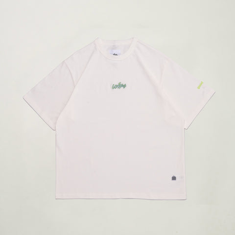 GOODTIMES WEAR Tee: Groove #01 (WHITE) 