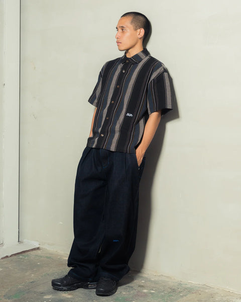 HdPc: Awning Stripes Shirt (Dark Navy)