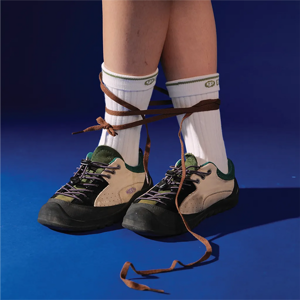 GOODPAIR SOCKS: USUL | Snow | 2 Way Crew Socks