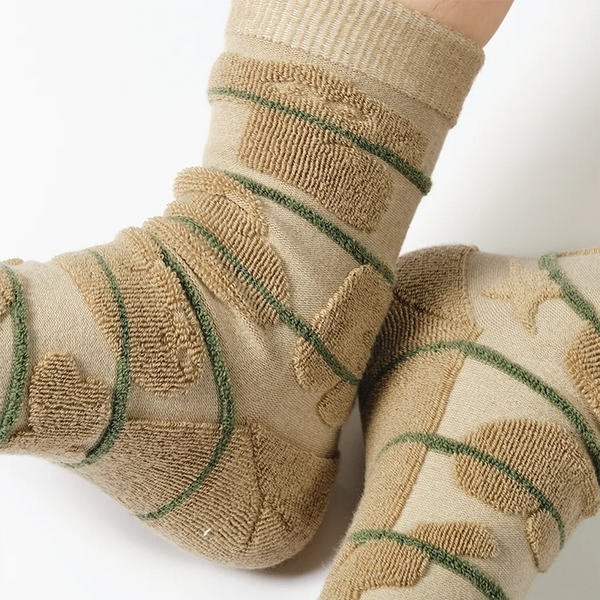 GOODPAIR SOCKS | WAWW WEIRD WE | Cactus | Reversible Mid Socks