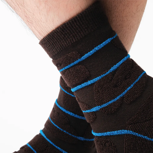 STOKIN GOODPAIR | WAWW PELIK KITA | Marin Gelap | Stokin Pertengahan Boleh Diterbalikkan