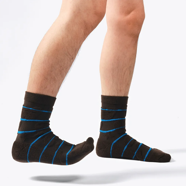 STOKIN GOODPAIR | WAWW PELIK KITA | Marin Gelap | Stokin Pertengahan Boleh Diterbalikkan