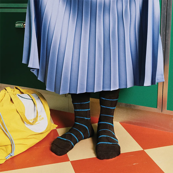 STOKIN GOODPAIR | WAWW PELIK KITA | Marin Gelap | Stokin Pertengahan Boleh Diterbalikkan