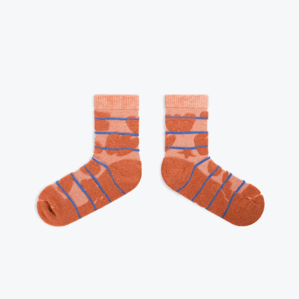 GOODPAIR SOCKS | WAWW WEIRD WE | Goldy | Reversible Mid Socks