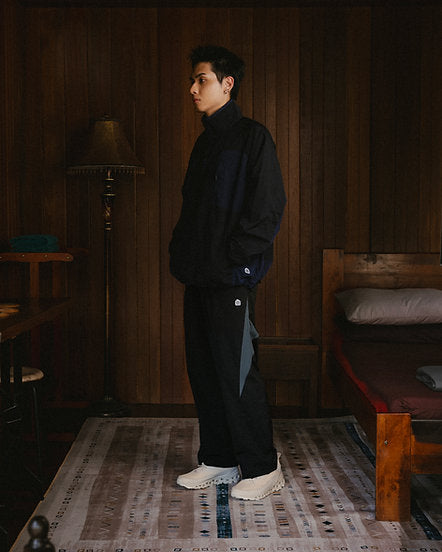 GOODTIMES WEAR: Half Snap Pullover Jacket (Midnight)