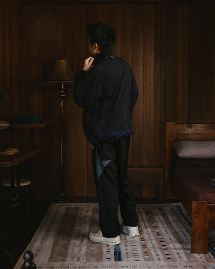 GOODTIMES WEAR: Half Snap Pullover Jacket (Midnight)