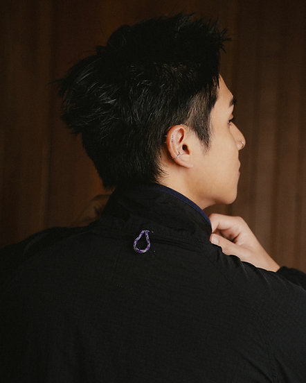 GOODTIMES WEAR: Half Snap Pullover Jacket (Midnight)