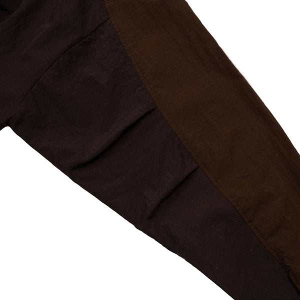 Brown fabric on a white background