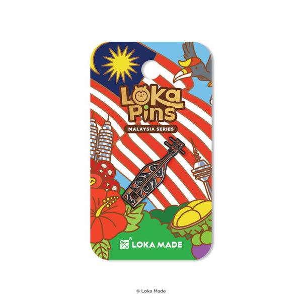 Loka Pins Malaysia Series packaging with colorful design and Loka Made branding.