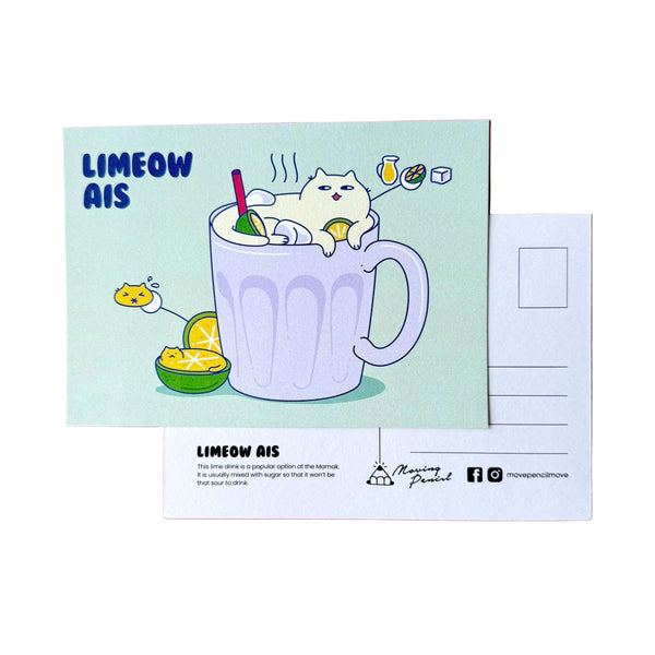 MOVING PENCIL DESIGN Postcard