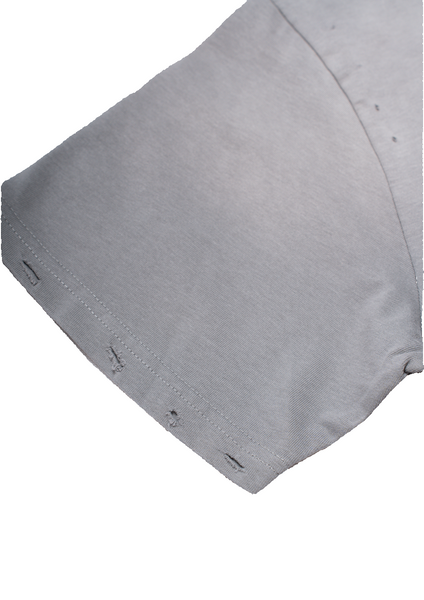 Gray underwear on a white background