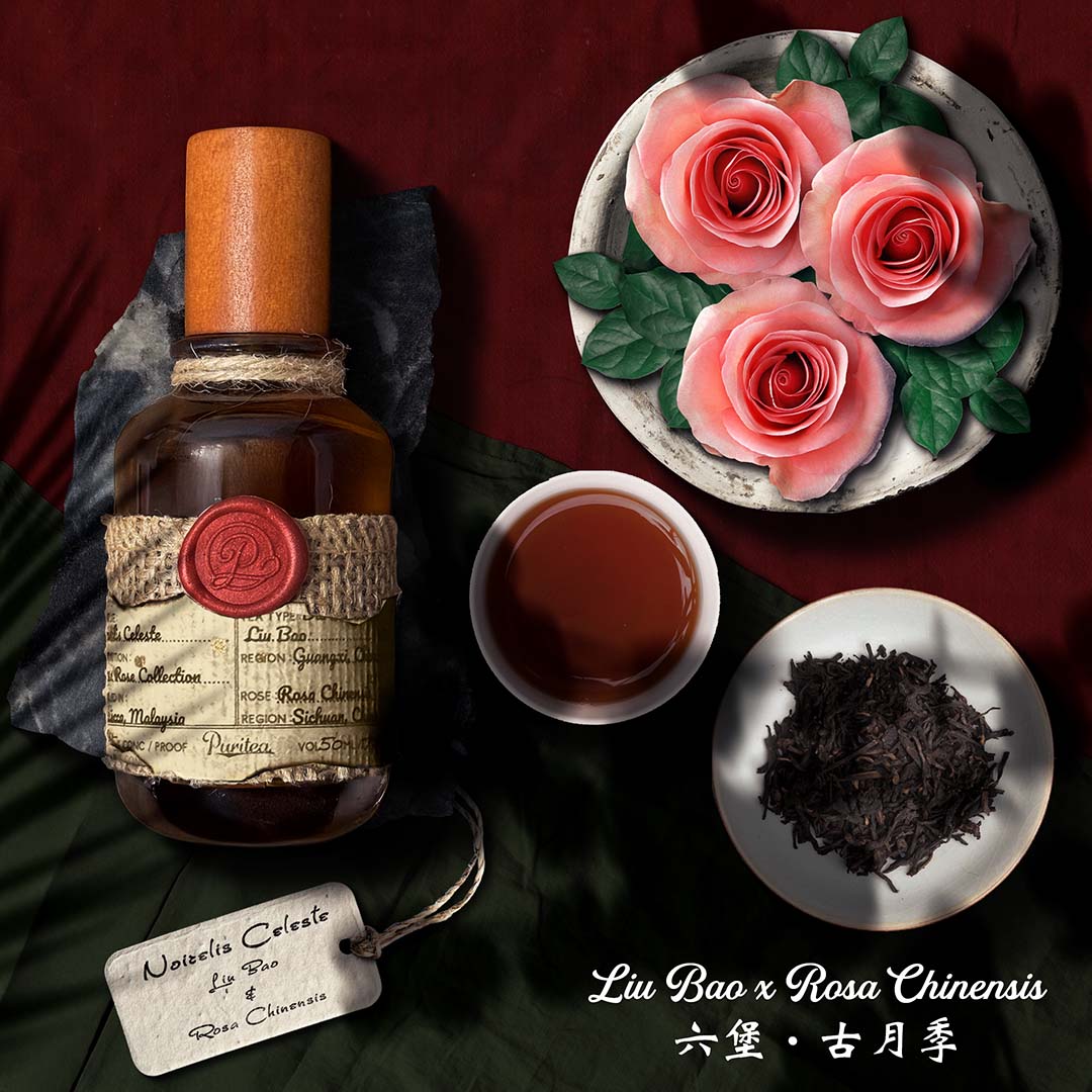 Senteur Lab Tea x Rose Perfume: No. 12 Noirelis Celeste  (Dark Tea & Rosa Chinesis) 50 ml