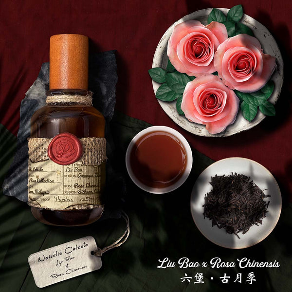 Senteur Lab Tea x Rose Perfume: No. 12 Noirelis Celeste  (Dark Tea & Rosa Chinesis) 50 ml
