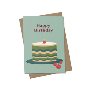 EJ MEMENTO Greeting Cards: Cake