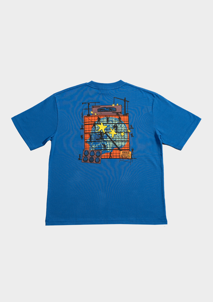 Rotten Paradise Tee : Otak Berfungsi (Biru)