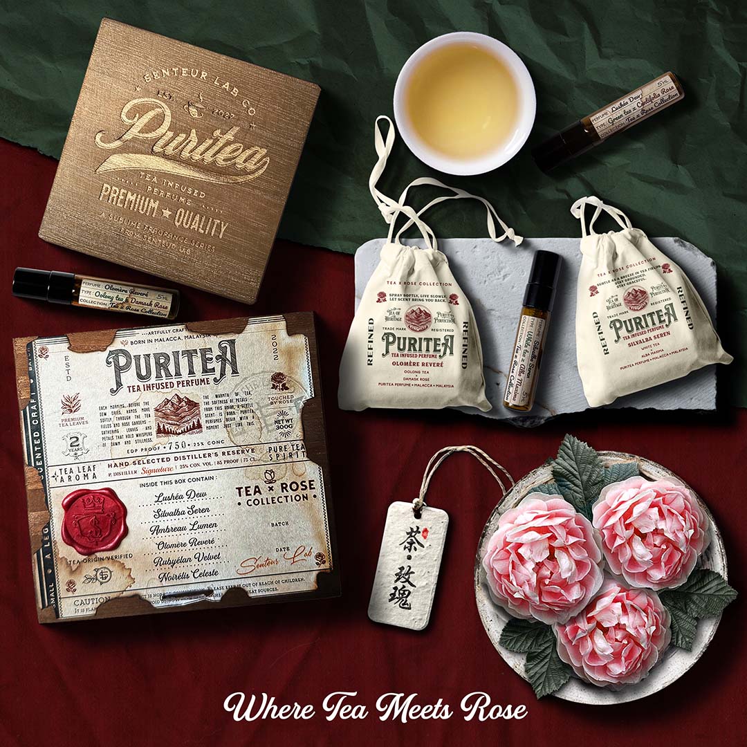 Senteur Lab Tea x Rose Perfume: Discovery Set