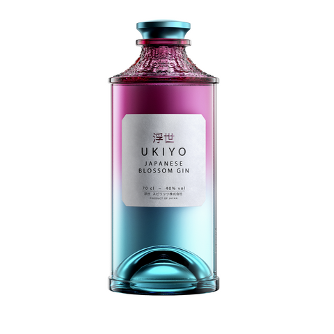 Ukiyo Japanese Blossom Gin 40% 700ml