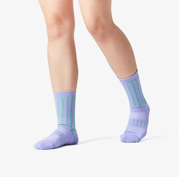 GOODPAIR | CUTI, SETIAP HARI | Padang Lavender | Stokin Krew Persembahan Bercorak