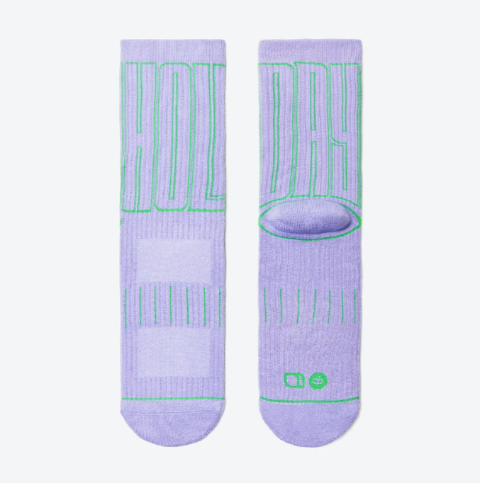 GOODPAIR | CUTI, SETIAP HARI | Padang Lavender | Stokin Krew Persembahan Bercorak