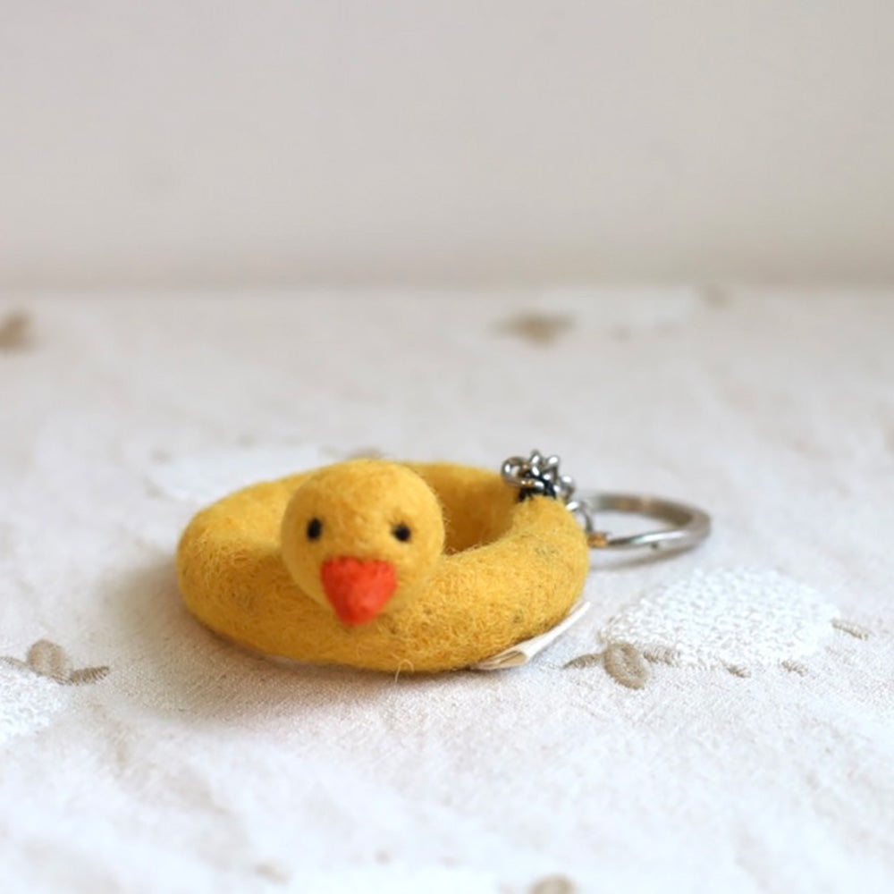 Sheep Mountain: Wool Felt Keychain