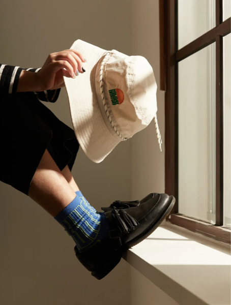 GOODPAIR | HOLIDAY, EVERYDAY | Blue Lagoon | Patterned Performance Crew Socks