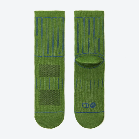 GOODPAIR | HOLIDAY, EVERYDAY | Mossy Path | Patterned Performance Crew Socks