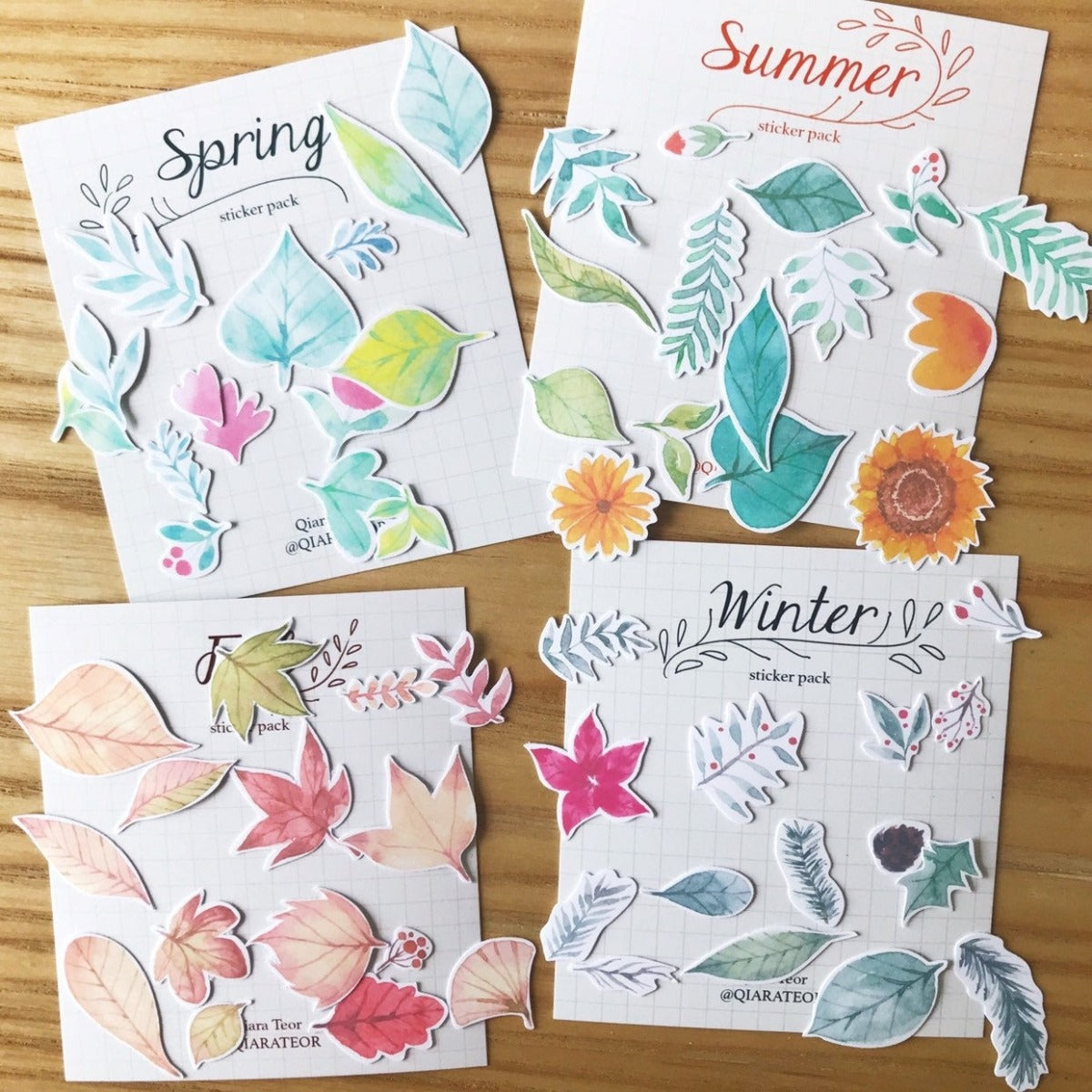 Qiara's Summer Sticker Pack